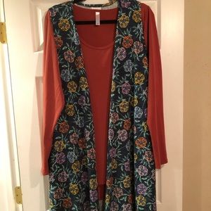 LuLaRoe large Joy & 3x Lynnae